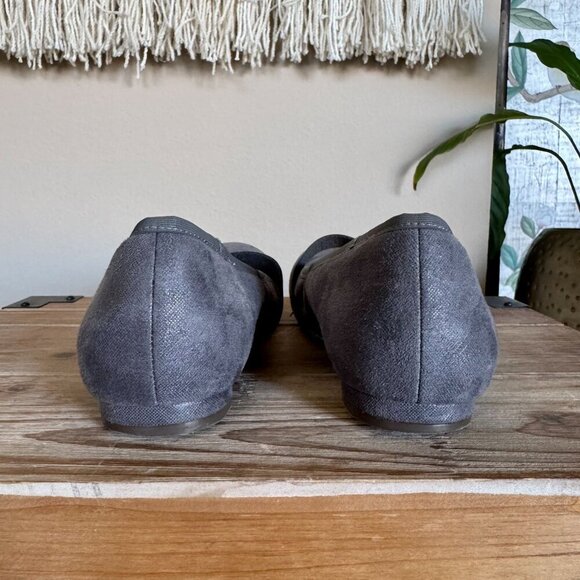 Vionic Joseline Silver Putter Shimmer Mary Jane Ballet Flat Shoes Size 8 - Picture 10 of 16